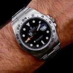 Rolex Explorer II 216570 (2012) - Zwart wijzerplaat 42mm Staal (1/4)