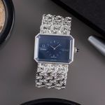 Omega De Ville 8272 (1974) - Blauw wijzerplaat 32mm Zilver (1/8)