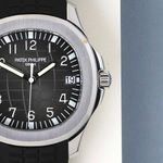 Patek Philippe Aquanaut 5167A-001 (2008) - Zwart wijzerplaat 40mm Staal (5/8)