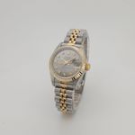 Rolex Lady-Datejust 69173 (1991) - Grey dial 26 mm Gold/Steel case (1/8)