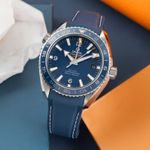 Omega Seamaster Planet Ocean 232.92.44.22.03.001 (Onbekend (willekeurig serienummer)) - Blauw wijzerplaat 44mm Titanium (1/8)