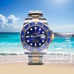 Rolex Submariner Date 116613LB (2017) - Blue dial 40 mm Gold/Steel case (6/6)