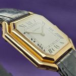 Cartier Vintage 17001 (1970) - White dial 31 mm Yellow Gold case (4/5)