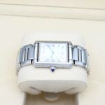 Cartier Tank WSTA0052 (2023) - White dial 34 mm Steel case (4/8)