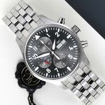 IWC Pilot Spitfire Chronograph IW377719 (2017) - Zwart wijzerplaat 43mm Staal (1/8)