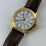 Longines Lindbergh Hour Angle - (Unknown (random serial)) - White dial 48 mm Yellow Gold case (5/8)