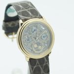 Audemars Piguet Quantieme Perpetual Calendar 25668BA (1989) - Transparent dial 36 mm Yellow Gold case (5/8)