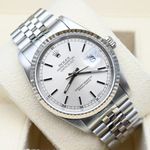 Rolex Datejust 36 16234 (1997) - Zilver wijzerplaat 36mm Staal (1/8)