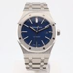 Audemars Piguet Royal Oak Selfwinding 15400ST.OO.1220ST.03 (2013) - Blauw wijzerplaat 41mm Staal (1/8)