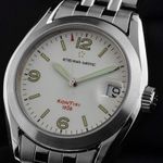 Eterna Kontiki 1571-41 (1998) - Wit wijzerplaat 36mm Staal (3/8)