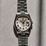 Rolex Day-Date 36 18239 (1996) - White dial 36 mm White Gold case (4/8)
