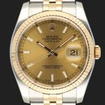 Rolex Datejust 36 116233 (2014) - 36 mm Gold/Steel case (3/8)