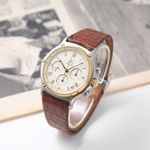 Ebel 1911 1134901 (1990) - White dial 39 mm Gold/Steel case (4/8)