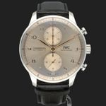 IWC Portuguese Chronograph IW371624 (2025) - Grey dial 41 mm Steel case (3/8)