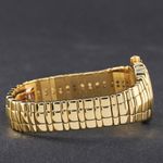 Piaget Tanagra 16031M401D (1996) - Blue dial 25 mm Yellow Gold case (6/8)