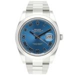 Rolex Datejust 41 126300 (2025) - Blue dial 41 mm Steel case (1/8)
