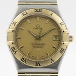 Omega Constellation 1202.1 (1998) - Gold dial 39 mm Gold/Steel case (1/4)
