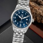 IWC Pilot Mark IW327016 (Unknown (random serial)) - Blue dial 40 mm Steel case (1/8)