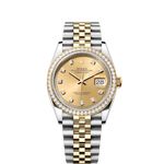 Rolex Datejust 36 126283RBR (2023) - Champagne dial 36 mm Steel case (1/7)