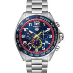 TAG Heuer Formula 1 Quartz CAZ101AL.BA0842 (2023) - Blauw wijzerplaat 43mm Staal (1/8)