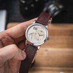 A. Lange & Söhne Lange 1 101.001 (Unknown (random serial)) - Silver dial 40 mm Yellow Gold case (3/8)