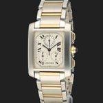 Cartier Tank Française 2303 (Unknown (random serial)) - White dial 28 mm Steel case (1/7)