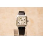 Cartier Santos Dumont WSSA0022 (Onbekend (willekeurig serienummer)) - Zilver wijzerplaat 44mm Staal (2/5)