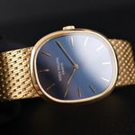 Patek Philippe Golden Ellipse 3748/1 (Unknown (random serial)) - Blue dial 27 mm Yellow Gold case (4/8)