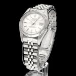 Rolex Lady-Datejust 69174 (1989) - Zilver wijzerplaat 26mm Staal (2/8)