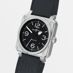 Bell & Ross BR 03 BR03-92 Commando (Onbekend (willekeurig serienummer)) - Grijs wijzerplaat 43mm Staal (3/8)