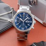 IWC Aquatimer Chronograph IW376805 (2015) - Blauw wijzerplaat 44mm Staal (1/8)