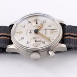 Lemania Vintage 15CHT (1960) - Silver dial 38 mm Steel case (6/8)