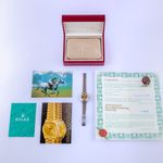 Rolex Lady-Datejust 69173 (1993) - Champagne dial 26 mm Gold/Steel case (8/8)