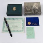 Rolex Cellini 4113 (1999) - Blue dial 26 mm White Gold case (2/8)