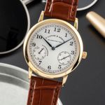 A. Lange & Söhne 1815 221.021 (2000) - Silver dial 36 mm Yellow Gold case (3/8)