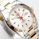 Rolex Datejust Turn-O-Graph 116261 (2004) - Silver dial 36 mm Gold/Steel case (3/8)