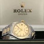 Rolex Datejust 1601 (1971) - Champagne wijzerplaat 36mm Staal (3/8)