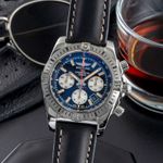 Breitling Chronomat 44 Airborne AB01154G/BD13 (2014) - Black dial 44 mm Steel case (3/8)