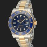 Rolex Submariner Date 116613LB (2017) - Blue dial 40 mm Gold/Steel case (1/8)
