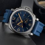 Panerai Luminor Due PAM00964 (Unknown (random serial)) - Blue dial 45 mm Titanium case (2/8)