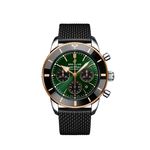 Breitling Superocean Heritage II Chronograph UB01622A1L1S1 (2024) - Groen wijzerplaat 44mm Staal (1/1)