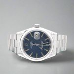 Rolex Oyster Perpetual Date 1500 (Unknown (random serial)) - Blue dial 34 mm Steel case (2/7)