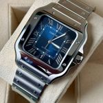 Cartier Santos WSSA0071 (2024) - Blue dial 40 mm Steel case (3/7)