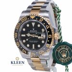 Rolex GMT-Master II 116713LN (2019) - Black dial 40 mm Gold/Steel case (1/8)