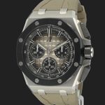 Audemars Piguet Royal Oak Offshore Chronograph 26420SO.OO.A600CA.01 (2024) - Beige wijzerplaat 43mm Staal (1/8)