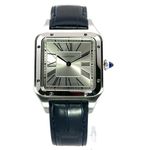 Cartier Santos Dumont WSSA0022 (2024) - Zilver wijzerplaat 44mm Staal (1/7)