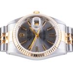 Rolex Datejust 36 16233 (1993) - Grey dial 36 mm Gold/Steel case (5/8)
