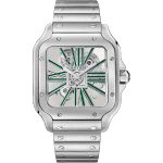 Cartier Santos WHSA0028 (2026) - Transparant wijzerplaat 48mm Staal (1/1)