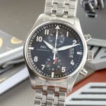 IWC Pilot Spitfire Chronograph IW387804 (2018) - Grijs wijzerplaat 43mm Staal (3/8)