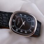 Patek Philippe Golden Ellipse 5738/1R-001 (Onbekend (willekeurig serienummer)) - Zwart wijzerplaat 35mm Roségoud (3/8)